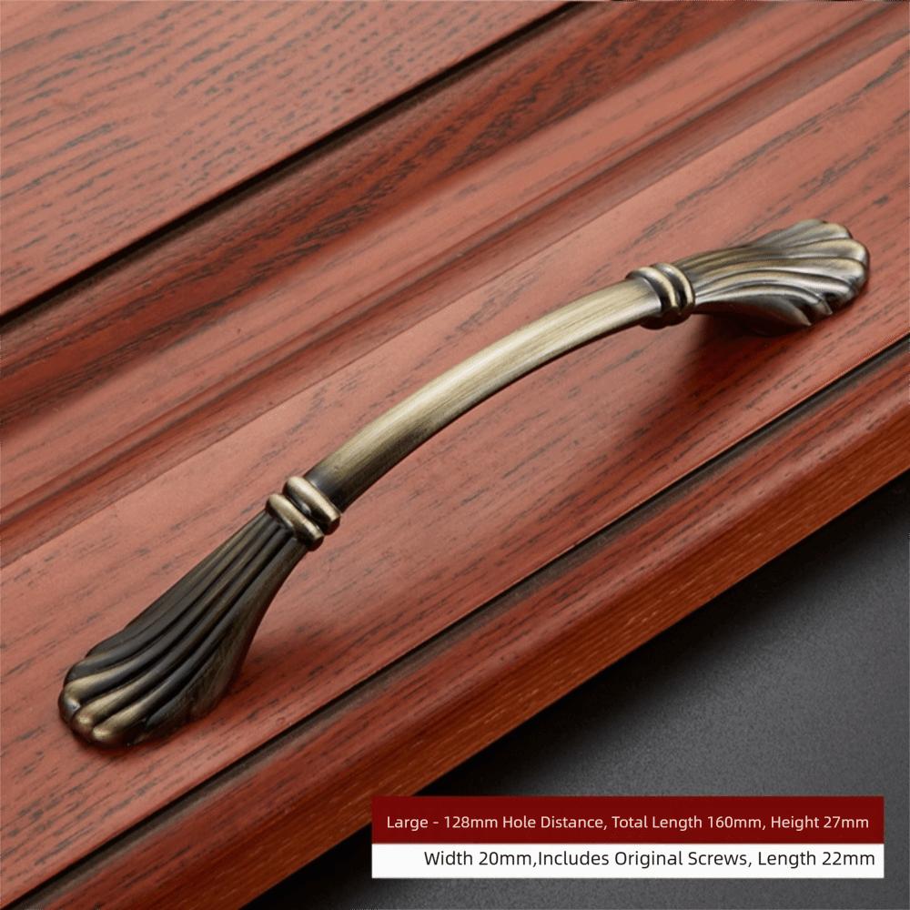With Screw Bronze Cupboard Dresser Wardrobe Drawer Handles Furniture Hardware Door Knobs Pull handles