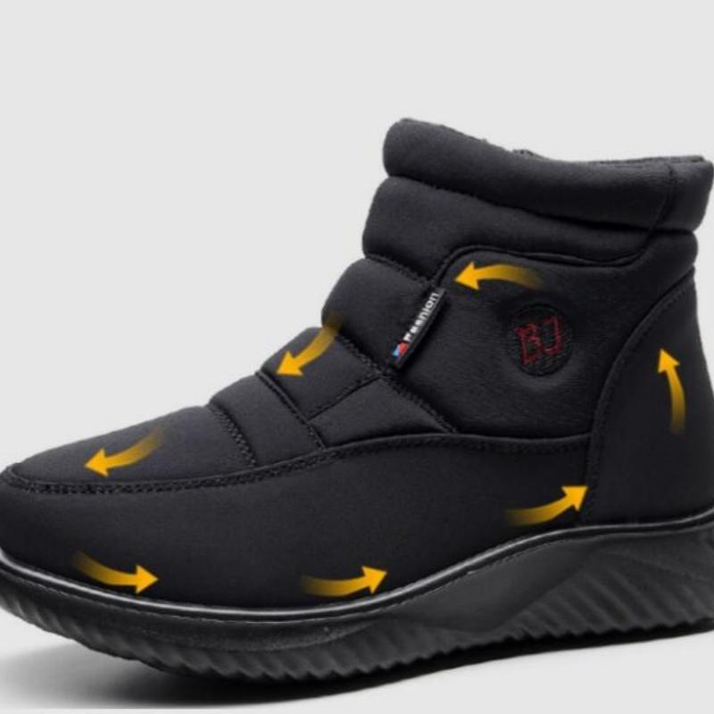 Women's Cotton Shoes  Winter New Snow Boots with Plush High Top Cotton Shoes for Warmth and Soft Women's Shoes, Snow Boots