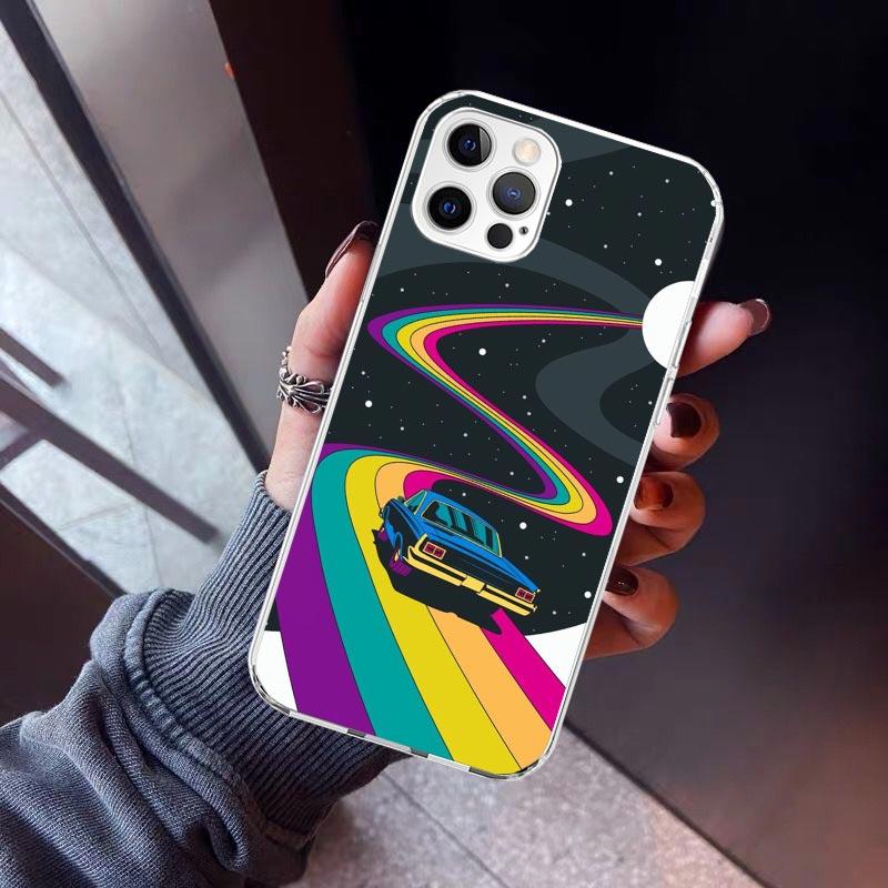 Love Is Love LGBT Rainbow Phone Case For iPhone 17 Air 16 15 Pro Max 14 Plus 13 Mini 12 11 Cover 7 8 SE Silicone Shell Print Fun