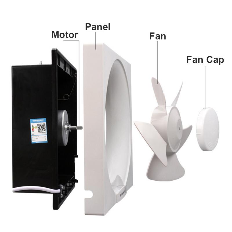 1 Stück 6/8/10/12 Zoll kleine Power Mini-Kunststoff-Lüfterflügel 6 Blätter für elektrischen Ventilator