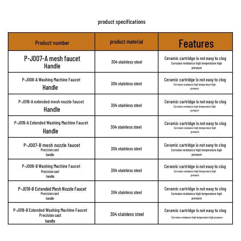 Zhuishi 304 Stainless Steel Wall-Mounted Single Cold Water Faucet