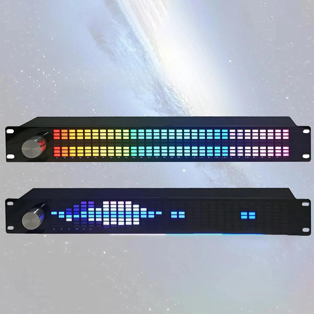 Audio Music Level Indicator Light LED Spectrum Display Meter Voice/Remote Control Induction Signal Melody Rhythm Ambient Lamp