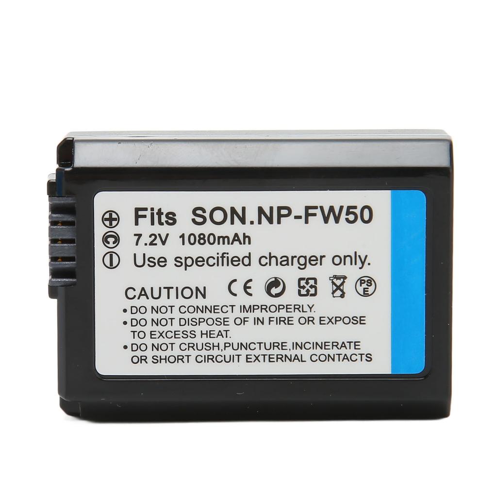 NP FW50 Litiumionbatteri 1080mAh Erstatning Intelligent Batteri for A6000 A6400 A7m2 A6300 A6100