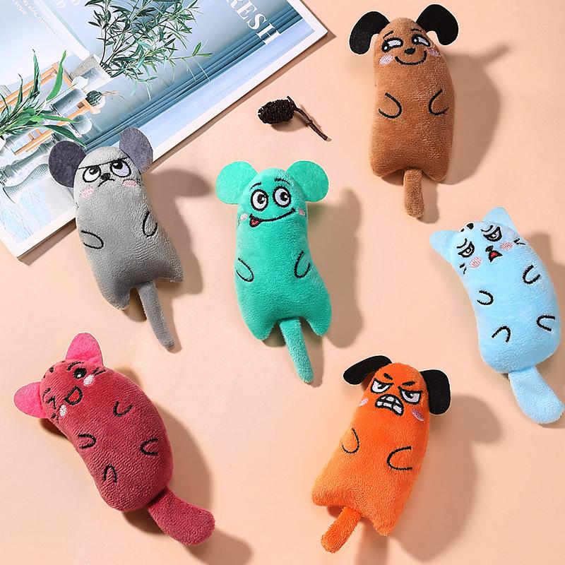 Plush Chew Cat Catnip Toy Interactive Pet Accessories for Cats Sphynx Katten mascotas Products juguete gato zabawki dla kota