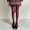 Women See Through Fishnet Mesh Pantyhose Stockings Aesthetic Elegant Hollowed Flower Patterned Tights Leggings Hosiery