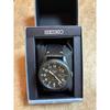 Used Seiko 5 Sports Watch Black Leather