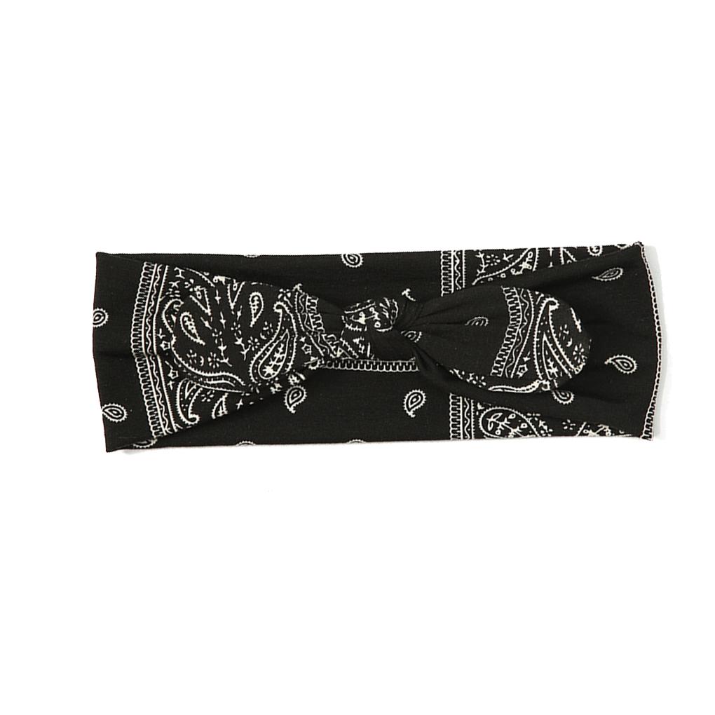 

Fashion Sports Bowknot Style Printing Home Valentines Vintage Wash Headband Day Supplies Headband Adjustable Face Headbands чорний