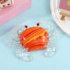 Crab Squeeze Toy Slow-Rising TPR Fidget for Stress Relief Cute Transparent Claws Portable Decompression Gadget for Kids Adults