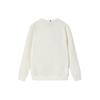 Fila Letter Print Casual Crew Neck Knit Pullover Sweatshirt Men Sweatshirt Steam-White F11M411211F-IV
