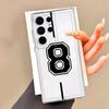Hot FootBall Number Case for Samsung Galaxy S20 S25 Ultra S22 S21 S10 Plus Note 10 20 Ultra S24 FE S23 Soft Cover