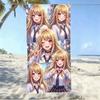 M-Mein Dress-Up Darling Kitagawa Marin Anime Mikrofaser Strandtuch Schnelltrocknend Super Saugfähig Sandfrei Weich Übergroße Badetücher