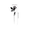 5Pcs Simulation Rose Decoration Halloween Spider Rose Artificial Flower Creepy Halloween Party Prop Flower with Spider