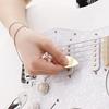 Beautiful Guitar Picks Necklace Plectrum Plucked String Instrument Accessories Gold & Sliver Color