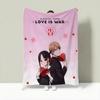 Anime K-Kaguya-sama: Love Is War Throw Lightweight 240g Flannel Blanket Soft Skin-friendly for Summer Cooling