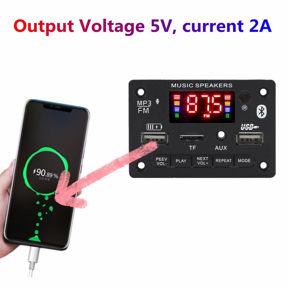 Supply Remote Control MP3 Decoding Board Car Player Bluetooth 5.0 Audio Module Amplifier Board