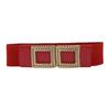 Elastic Buckle Elastic Waist Seal for Women Wide Decoration with Skirt Simple and Versatile Waist Belt for Women