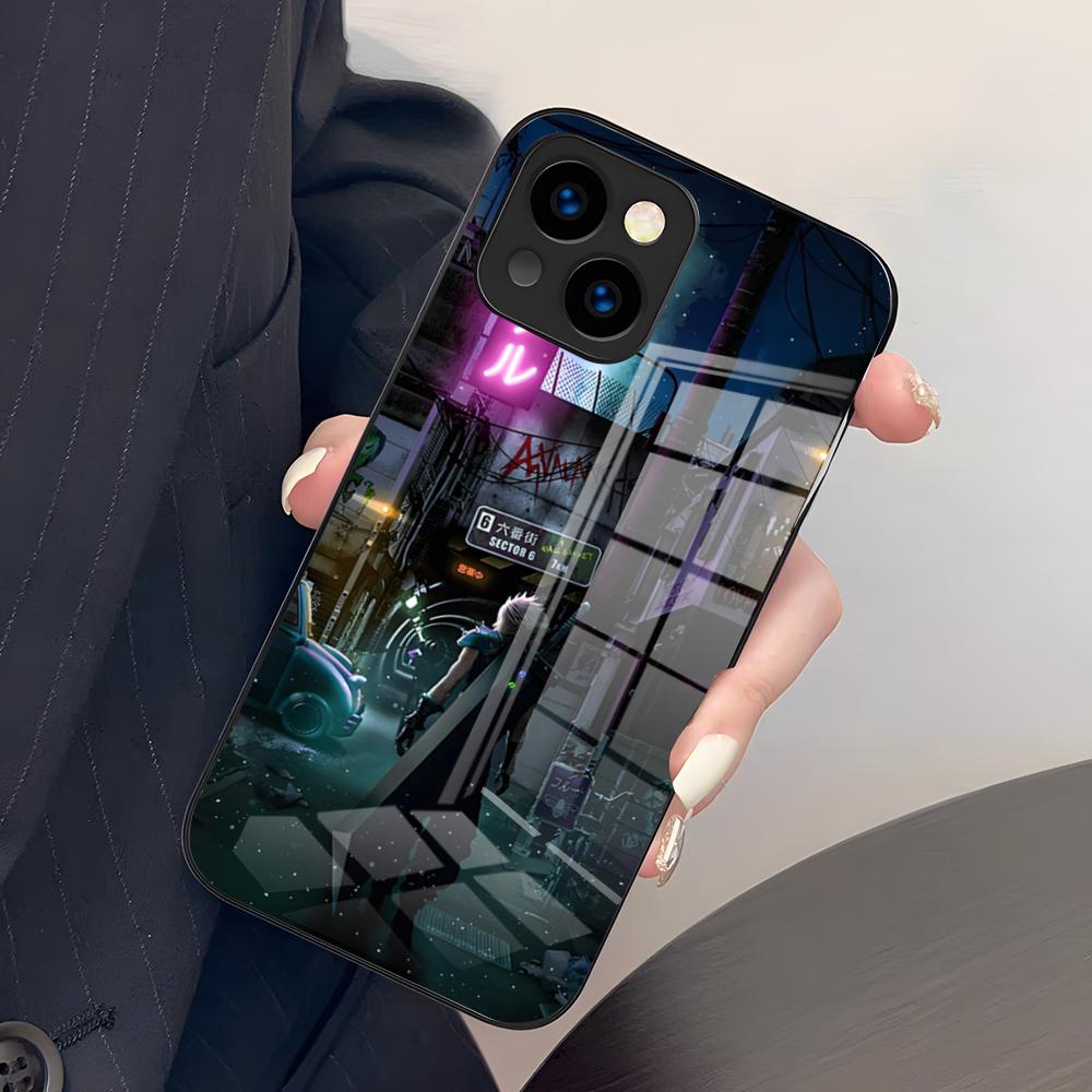 F-Final F-Fantasy Phone Case For IPhone 17 Pro Max 15 Pro 16 14 Plus 12 13 Mini 11 Pro Shockproof Glass Cover