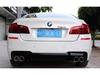 BMW 5 Series F10/F18 M5-Style Quad Exhaust Tailpipes, Stainless Steel & Carbon Fiber for 520, 525, 530li.