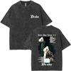 T-shirt Graphique Vintage Lavé Drake Album Cover Rapper Hommes Femmes Hip Hop Mode Pop Musique T-shirts Homme Oversize Streetwear