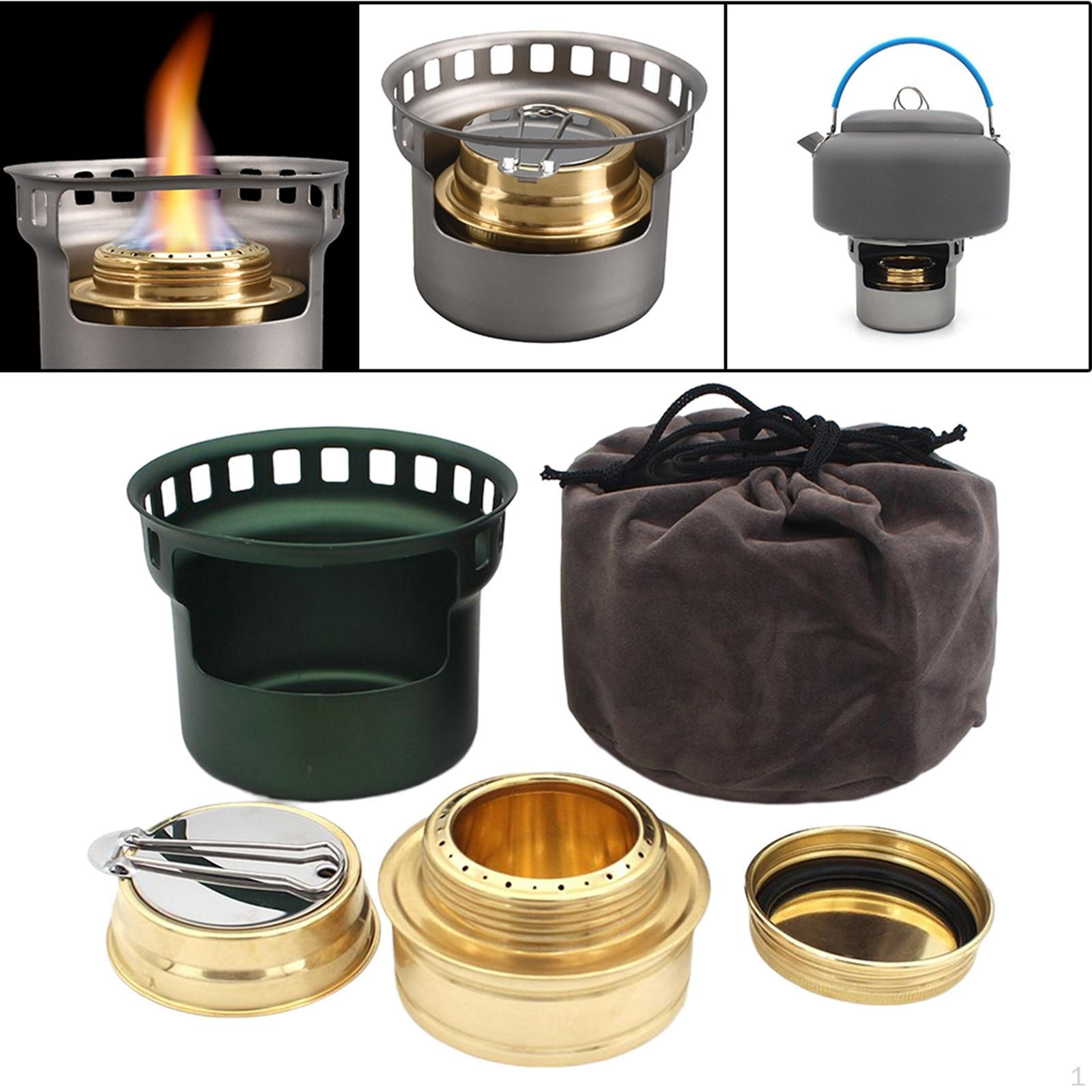 

Compact Burner with Carrying Case - Portable for Outdoor Climbing зелений