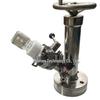 Sanitary Vacuum Flange Piston Reactor Sampling Valve 316L/CF8M, Polished Finish