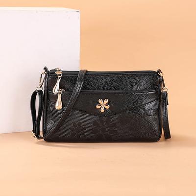 Flower Korean Version Crossbody Shoulder Bag, Women's Underarm Small Shoulder Bag
