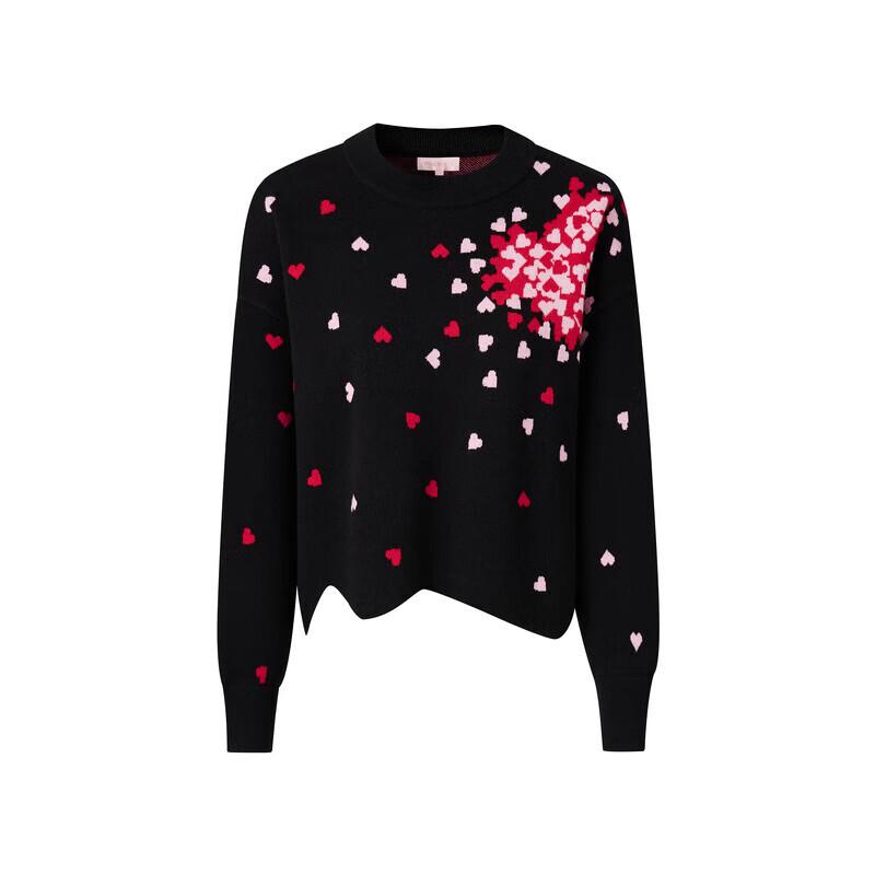 PORTS Women's Striped Knit Wool Cashmere Pullover