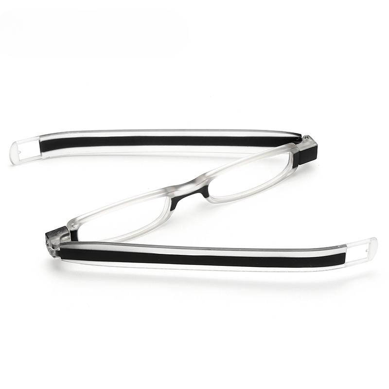 360 Degree Rotation Folding Men Women Reading Glasses Ultra-light Anti-skidding Computer Goggles Presbyopia Eyeglasses