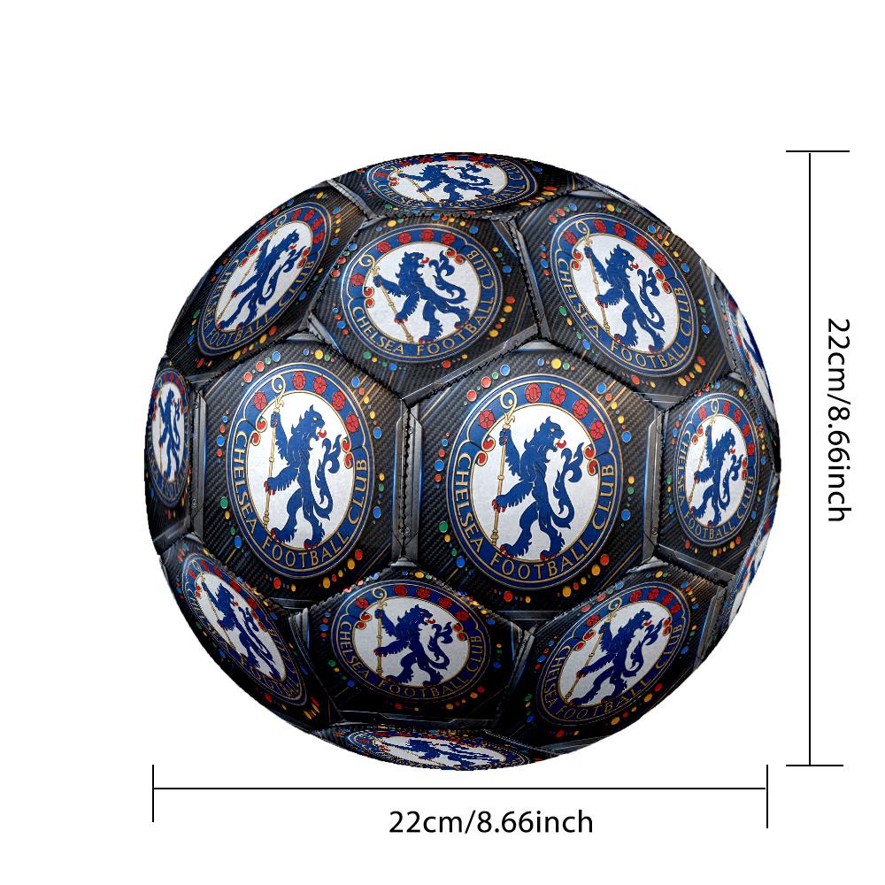 Pallone da calcio a tema Chelsea FC Taglia 5 Pallone da calcio Tocco Morbido Pallone da calcio Professionale per Allenamento per Sport all'Aperto