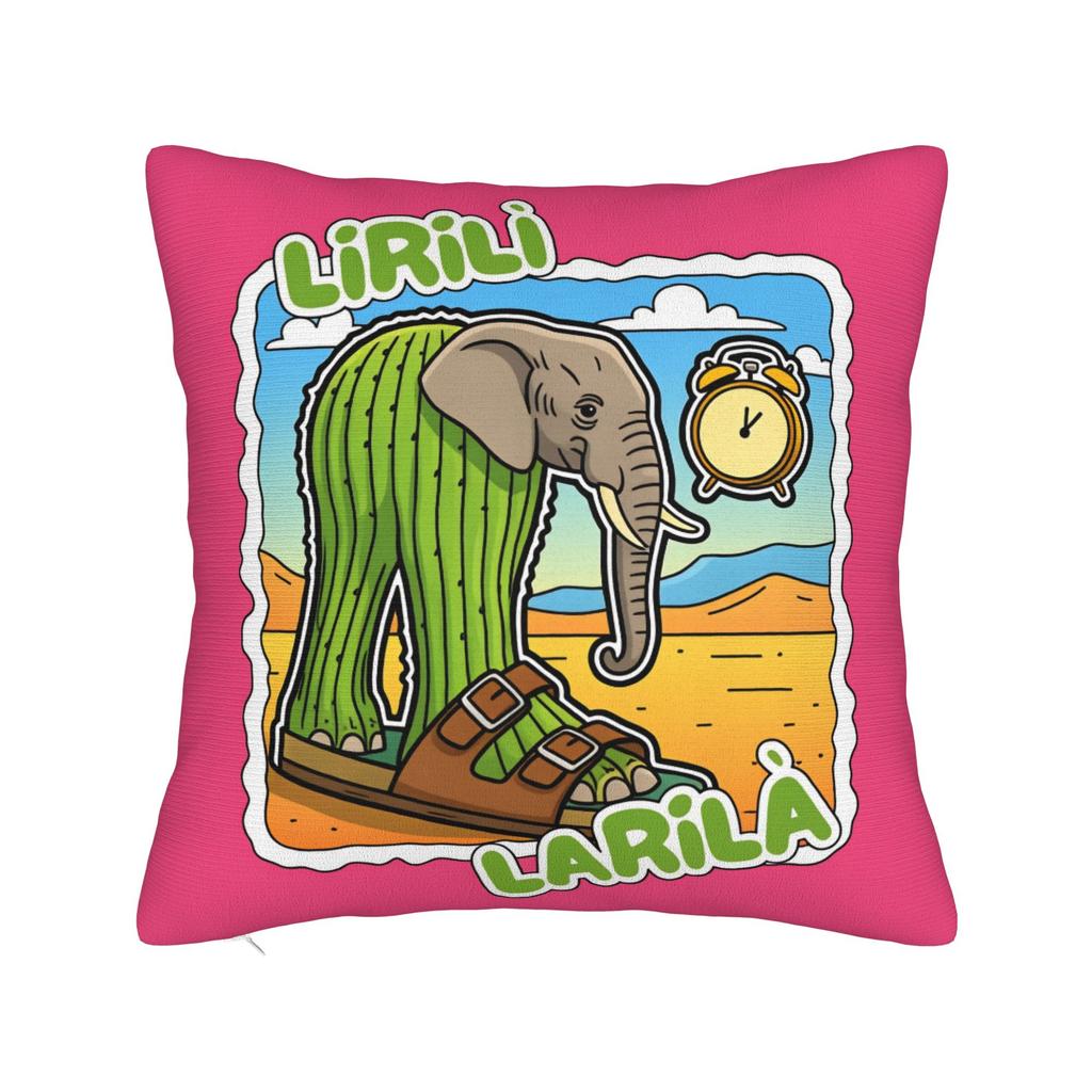 Pillow Case Italian Brainrot Meme Print Pillow Cover For Office Car Home Decor Retro Trendy Pillowcases
