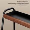 Double-Layer Seasoning Stand Solid Wood Kitchen Organizer Condiment Storage  Home Rack