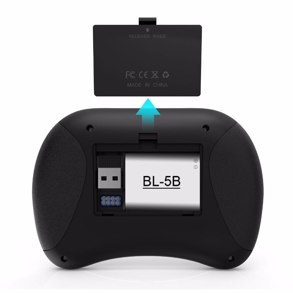 2.4GHz Wireless English Remote Control Keyboard with Touchpad Backlit for Android TV Box Pc Mouse Combo Turbo Function
