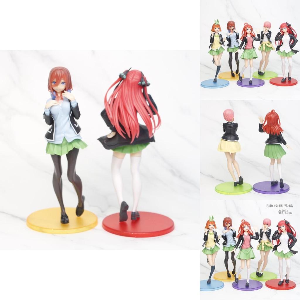 Exquisite Quintessential Quintuplets Model Figurine Collection Stunning Bride Anime Display Pvc