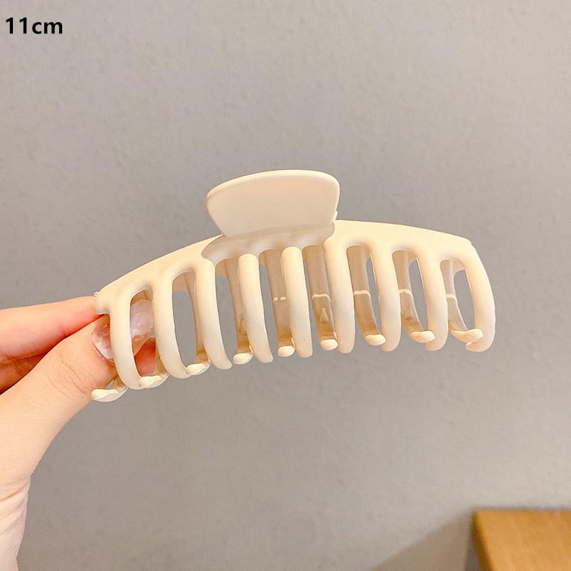 2pcs 10cm Women Thick Ponytail Hair Claws Large Geometric Square Claw Minimalist Lady Hair Claw Girls Hair Accessories