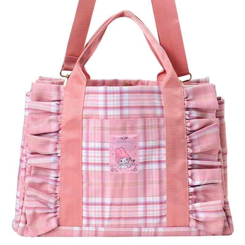 Sanrio My Melody Frill Tote Bag Japan NEW Sanrio Characters