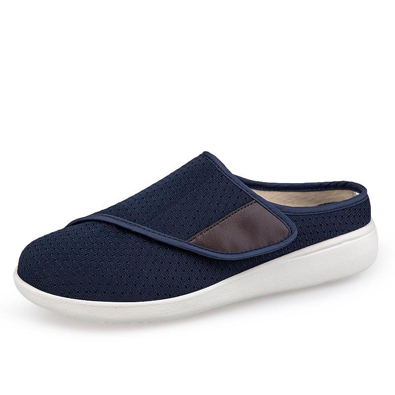 Orthopedic Diabetic Shoes for Wide Feet with Adjustable Closure Lightweight Edema Sneakers with High Arch Support for Elderly
