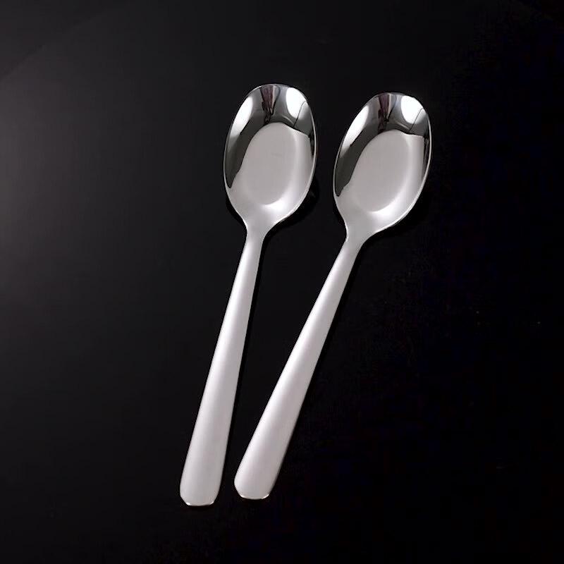 304 Stainless Steel Flat Bottom Baby Spoon