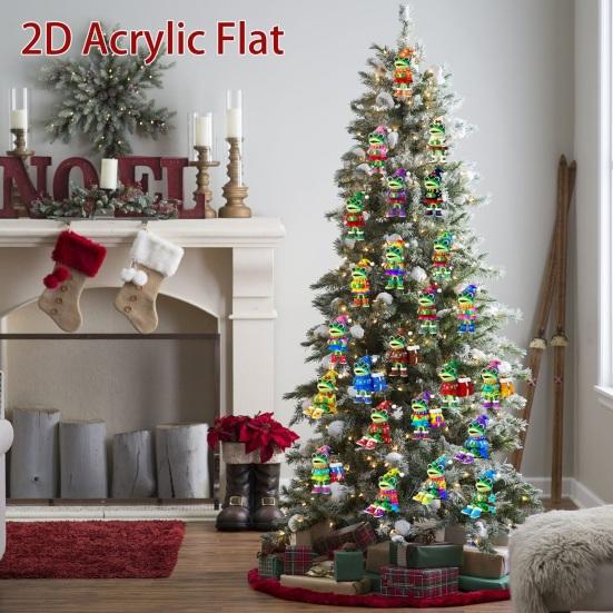 Sezonowy Kalendarz Adwentowy Wzór Żaby Resist Odliczanie 24-dniowe Świąteczny Kalendarz Aktywności Rodzinnych Wzmacniacz Świątecznej Atmosfery