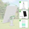 6W Solar Panel for Ring Camera, Adjustable Solar Panel Compatible with Ring Spotlight Cam Plus/Pro and Cam Battery, IP65 Waterproof Solar Charger