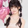 barbie Crystal Necklace Flashing Butterfly Pendant, Sweet and High-end Clavicle Chain, Niche Korean Exquisite Student Versatile Necklace TX2402001A