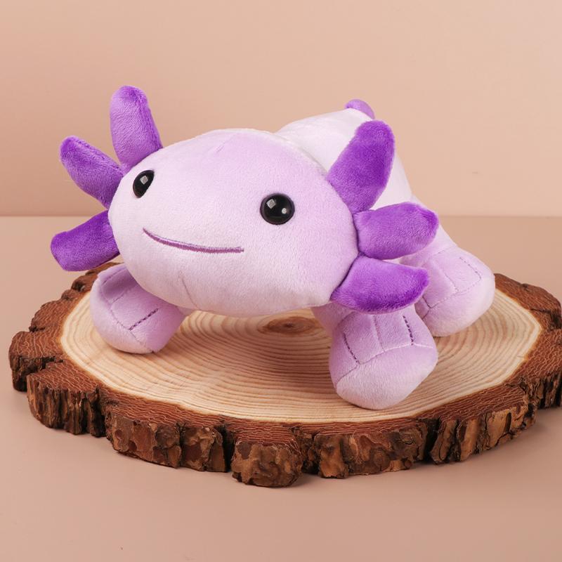 22cm Kawaii Axolotl Plush Toy Soft Cute Axolotl Stuffed Animal Plushies Pillow Doll for Kids Birthdays Christmas Gift