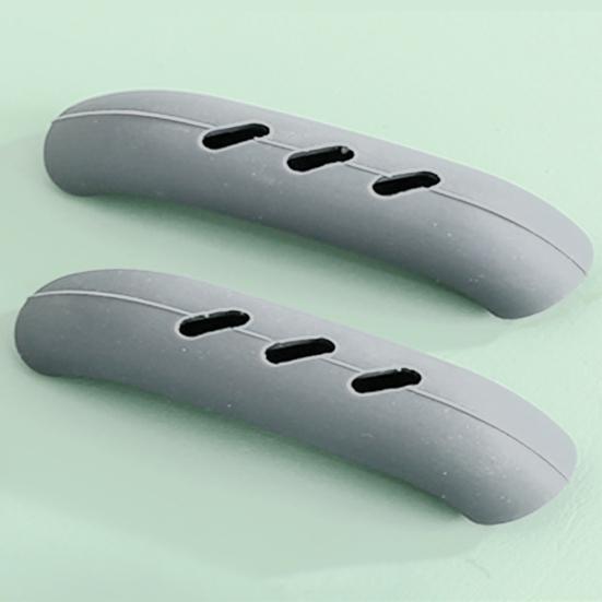 2Pcs Pan Handle Covers Professional Heat Insulation Silicone Hollow Out Heat-insulated Hot Handle