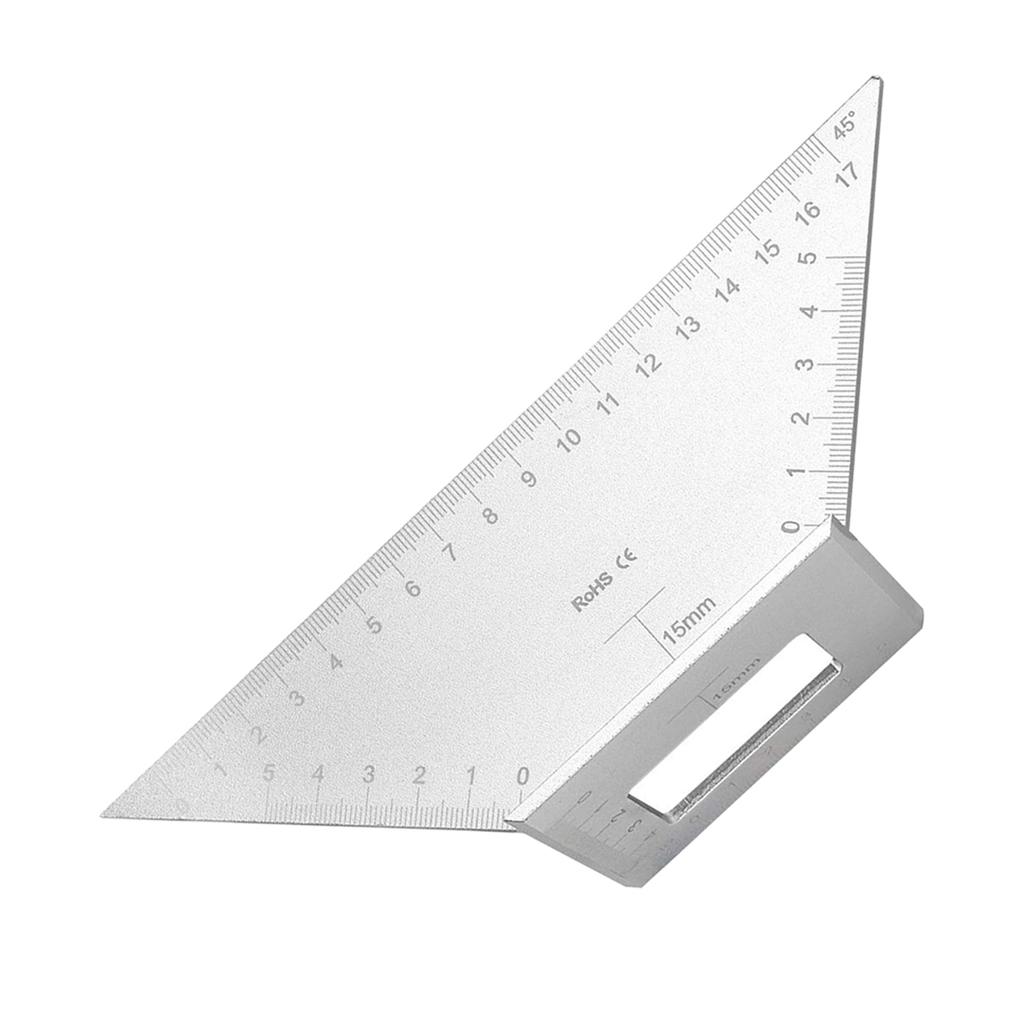 3D Multi-Winkel-Messlineal 90 45 Grad Anriss Gehrungswinkel Mess-T-Lineal für die Holzbearbeitung