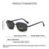 Square-Frame High-Definition Polarized Sunglasses for Men Outdoor Travel UV-Protective Eyewear Classic Driving Shades UV400