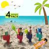 Beach Cup Holder Drinks Multifunctional Sand Cup Holder Drinks Phone Glasses Keys Essential Beach Travel Gift Summer Vacation