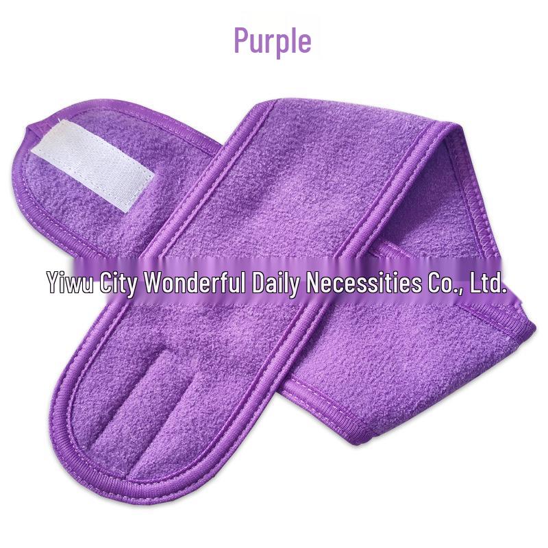 Velcro Hair Tie Women's Makeup Headband - European & American Style Hair Accessories