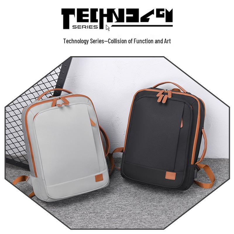 Large Capacity USB Commuting Backpack with Wet/Dry Separation for Business, College, or Travel