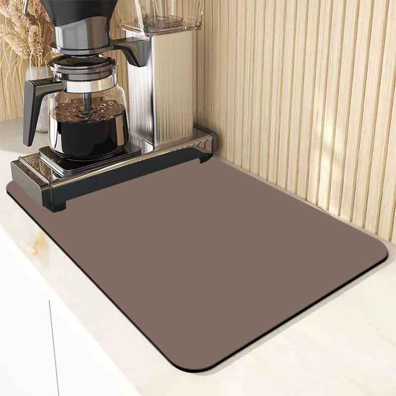 Simple Diatom Mud Non-slip Quick-dry Kitchen Mat - Water-absorbent & Easy to Clean Coaster