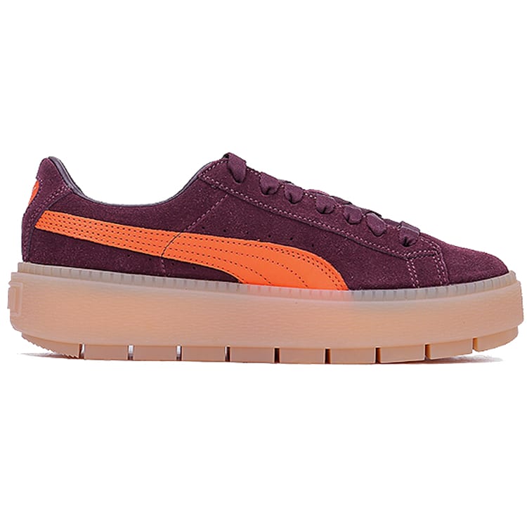 Puma Suede Platform Trace 'Winetasting Flame' Women's 367057-01