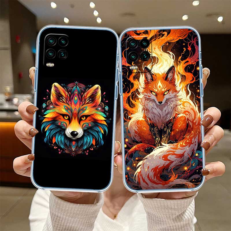RE31 fox cute Transparent Phone Case for Motorola Moto G40 G04 G05 One Ace Action  Fusion + Plus Hyper Macro Vision Zoom